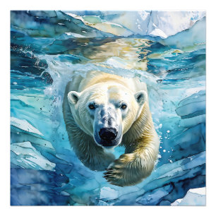 Foto El espejismo ártico: El monarca nadador