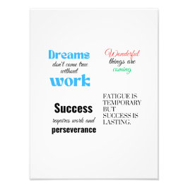 Foto El éxito requiere trabajo y perseverancia