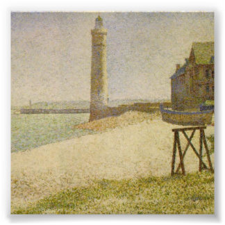 Foto El faro de Honfleur por Georges Seurat