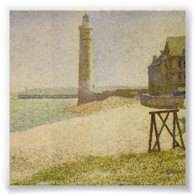 Foto El faro de Honfleur por Georges Seurat (Frente)