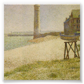 Foto El faro de Honfleur por Georges Seurat