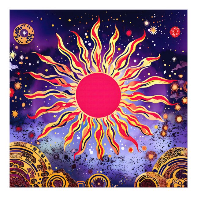 Foto "El fuego bailarín del Cosmos" El Sol (Frente)