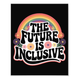 Foto El Futuro es Bandera LGBTQ Arcoíris Inclusiva Gay 