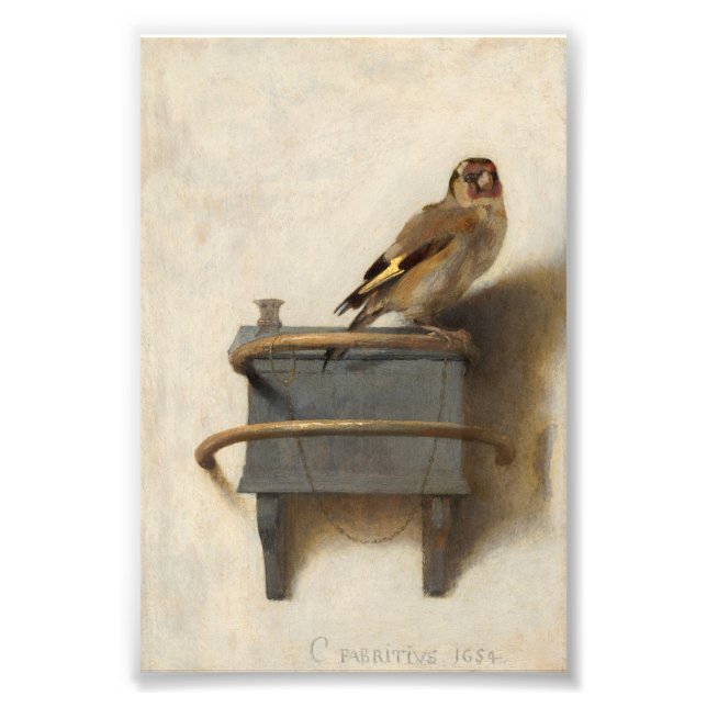 Foto El Goldfinch de Carel Fabritius (Frente)
