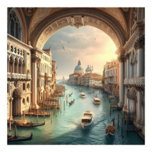 Foto El Gran Canal en Venecia Italia Viaje