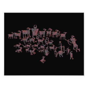 Foto El gran panel petroglifo de caza