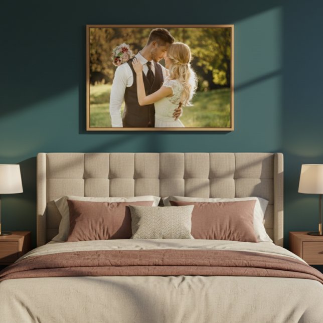 Foto El gran romance | Matrimonio personalizado de 36 x (Custom Wedding Photo Print)