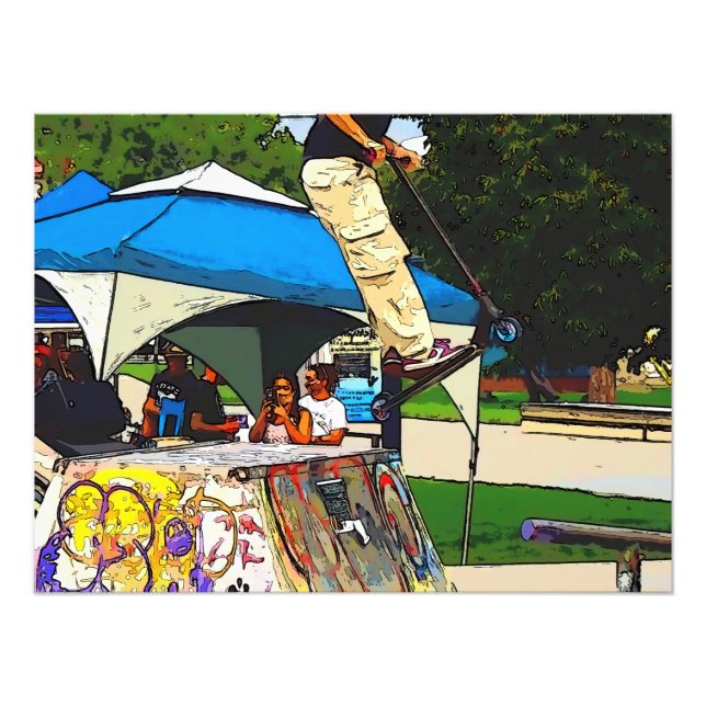 Foto El gran salto - Truco de scooter (Frente)