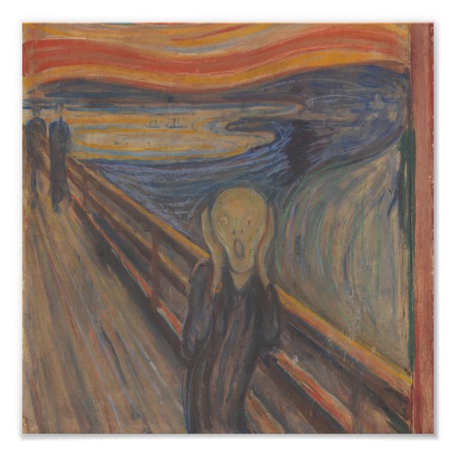 Foto El grito de la naturaleza de Edvard Munch 1893 (Frente)