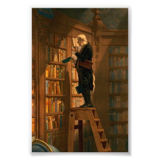 Foto El gusano de biblioteca de Carl Spitzweg (Frente)