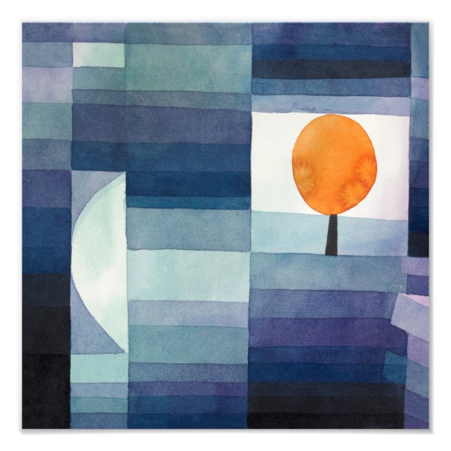 Foto El heraldo de otoño (1922) de Paul Klee (Frente)