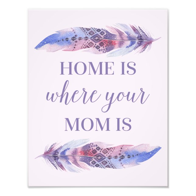 Foto El Hogar Es Donde Tu Mamá Está | (Frente)