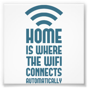 Foto El hogar es donde WIFI conecta automáticamente