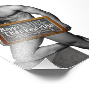 Foto El hombre del Día de Acción de Gracias de Slippery