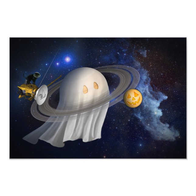 Foto El ilustracion de Halloween de un artista (Frente)