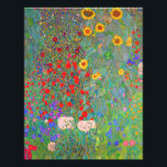 Foto El jardín de la granja Gustav Klimt con girasoles<br><div class="desc">Farm Garden de Gustav Klimt con bolsa de compras Sunflowers.</div>