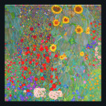 Foto El jardín de la granja Gustav Klimt con girasoles<br><div class="desc">Farm Garden de Gustav Klimt con Sunflowers Foto Print.</div>