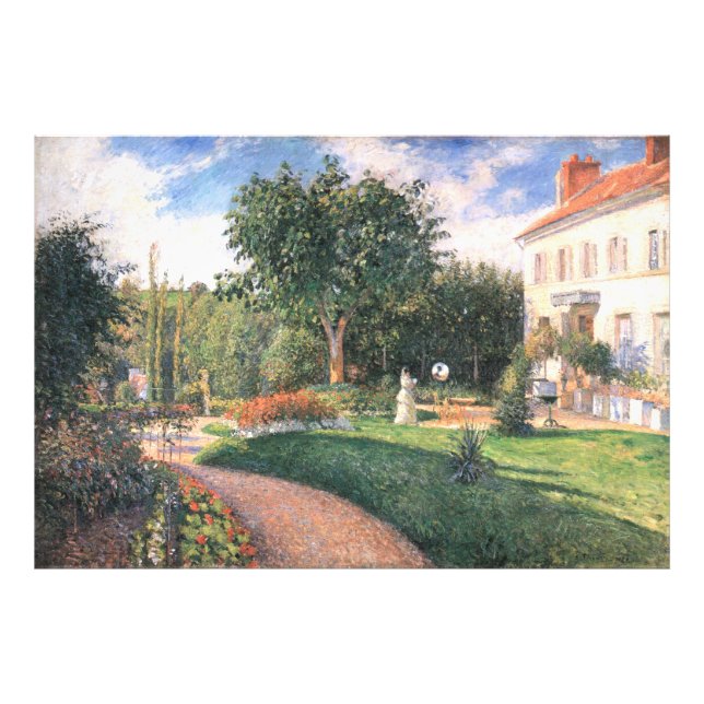 Foto El jardín de Les Mathurins Camille Pissarro (Frente)