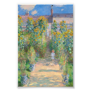 Foto El jardín del artista en Vétheuil por Claude Monet