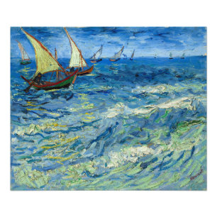 Foto El mar en Saintes-Maries por Vincent van Gogh