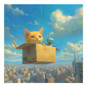 Foto El maravilloso gato y el pequeño robot: La caja vo