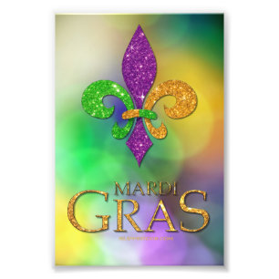 Foto El Mardi Gras de SlipperyJoe es un escarabajo verd