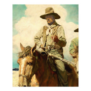 Foto El Marshal Enjuto Arte Occidental por NC Wyeth