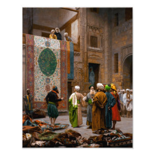 Foto El mercader de alfombras Jean-Léon Gérôme