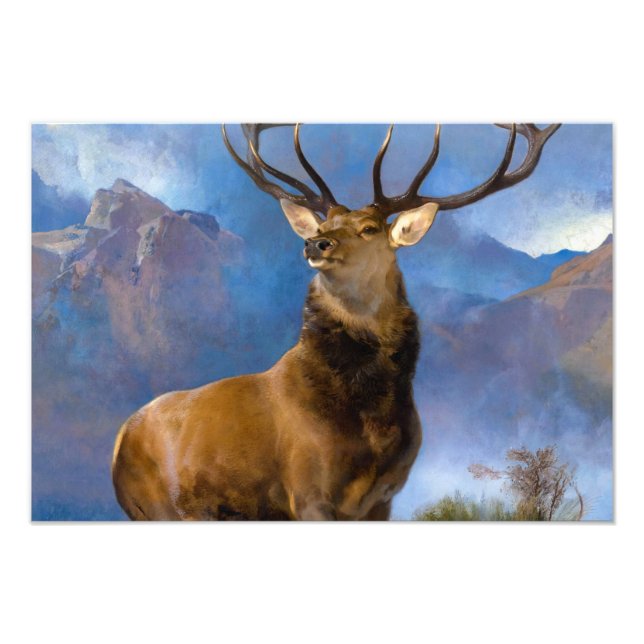 Foto El Monarca del Glen por Edwin Landseer (Frente)