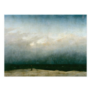 Foto El monje junto al mar, de Caspar David Friedrich