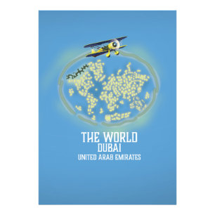 Foto El Mundo Dubai Emiratos Árabes Unidos mapa