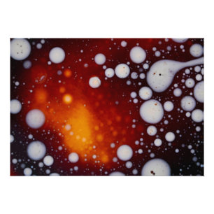 Foto El nacimiento de las estrellas en un líquido abstr