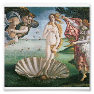 Foto El nacimiento de Venus por Sandro Botticelli, Rena