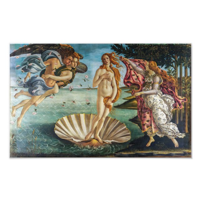 Foto El nacimiento de Venus | Sandro Botticelli | (Frente)