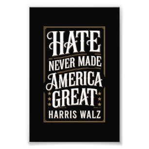 Foto El odio nunca hizo grande a América Kamala Harris 