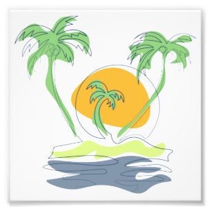 Foto El paisaje de las playas de las islas tropicales.