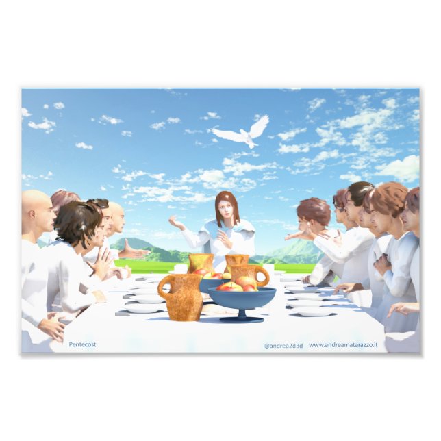 Foto El pentecostés (María con los apóstoles) (Frente)