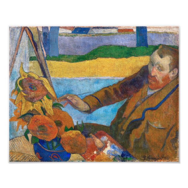 Foto El pintor de los girasoles | Paul Gauguin | (Frente)