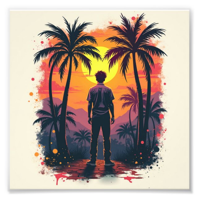 Foto El pintor se sorprendió con su pintura (Frente)