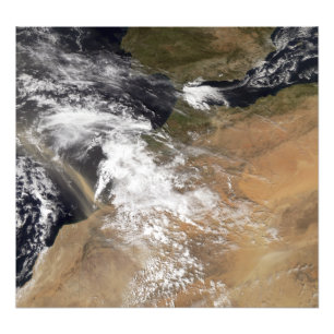 Foto El polvo plumes de la costa marroquí