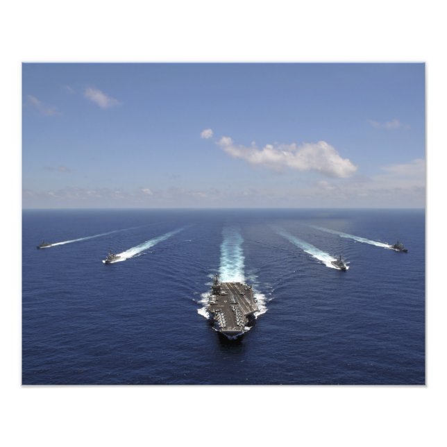 Foto El portaaviones USS Abraham Lincoln 2 (Frente)