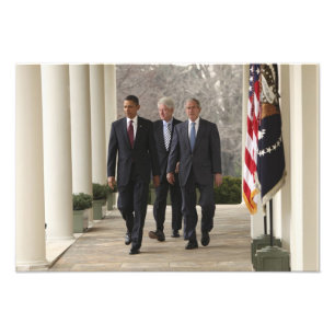 Foto El Presidente Barack Obama y los ex presidentes