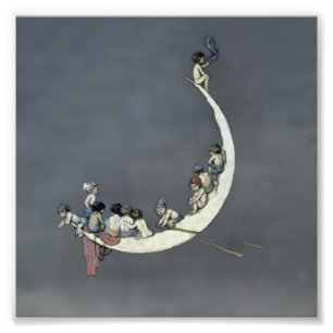 Foto “El primer viaje de la Luna” de W Heath Robinson