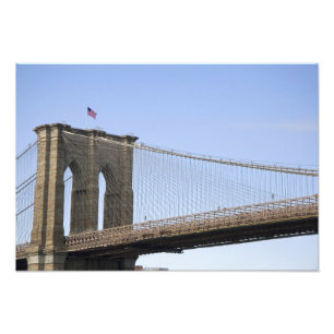 Foto El puente de Brooklyn en la ciudad de Nueva York,