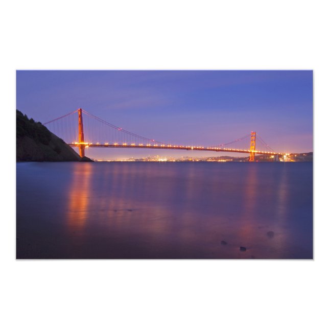 Foto El puente Golden Gate al atardecer desde la cala K (Frente)