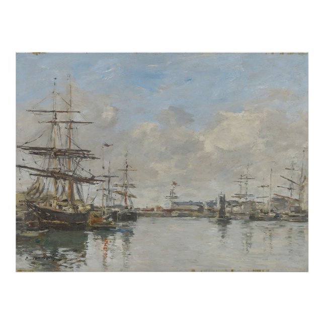 Foto El puerto de Le Havre (1885-90 aproximadamente) (Frente)