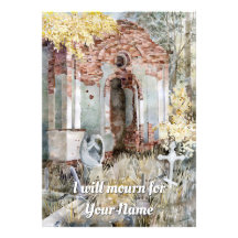 El silencio eterno en el cementerio