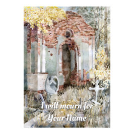 Foto El silencio eterno en el cementerio