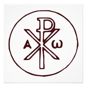 Foto El símbolo Chi-Rho Christogram