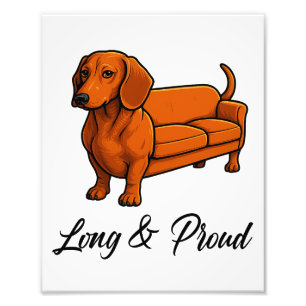Foto El Sofá De Perro Wiener Largo Y Orgulloso